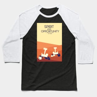 Spirit And Opportunity on Mars Baseball T-Shirt